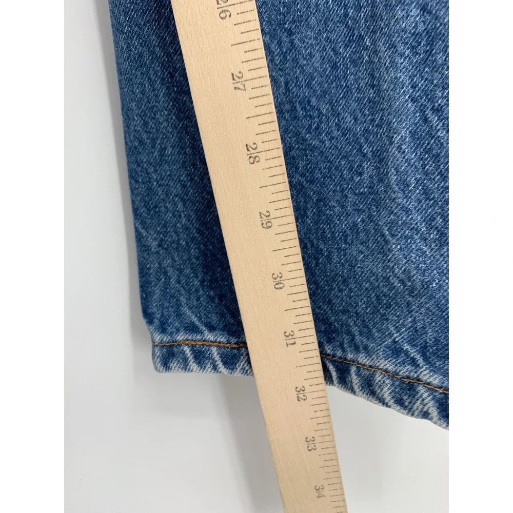 Vintage Levis 505 Jeans Mens 36x32 Blue Fade 90s Straight Leg Denim Pants
